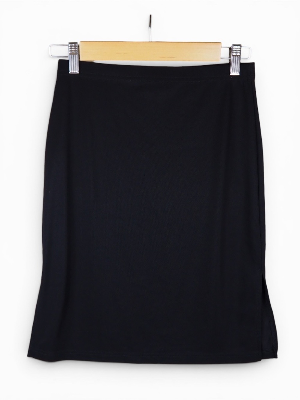 Joe Benbasset Black Classic Above-the-knee Skirt Women Size M Preppy Vintage
